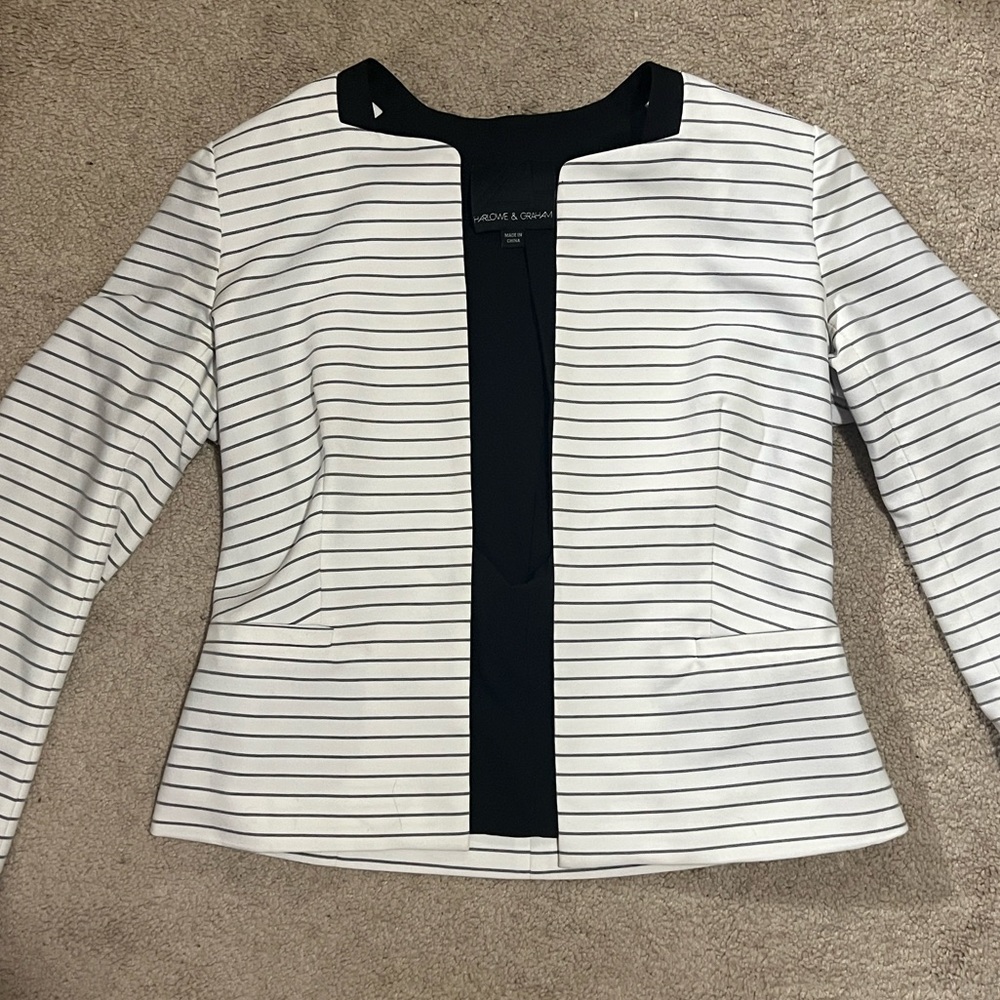 COPY - Harlowe & Graham Striped Blazer